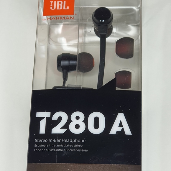JBL T280A Pure Bass Stereo In-Ear Headphone - Picture 2 of 7